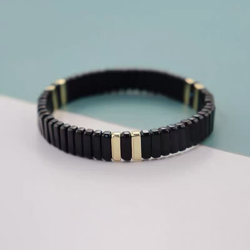 Roxanne Assoulin -  Bit X Bit black Stretch Bracelet